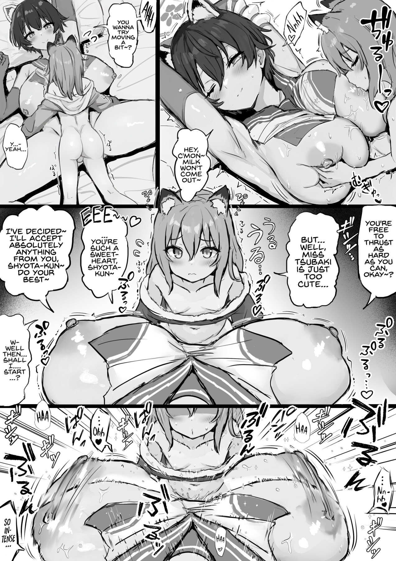 hentai manga Tsubaki Having Sex With a Shota from Hyakki Yakou